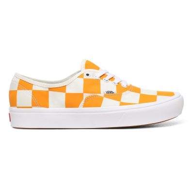 Vans Half Big Checker ComfyCush Authentic - Erkek Spor Ayakkabı (Sarı Mavi)